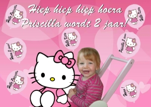 Priscilla 2 jaar uitnodiging